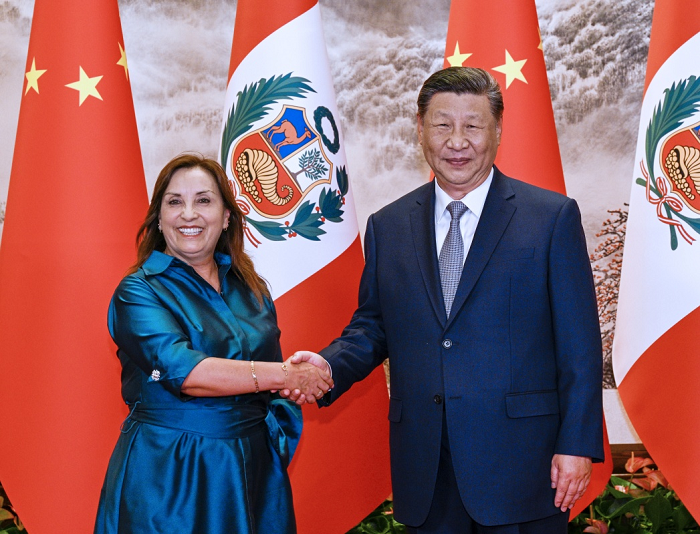 习近平同秘鲁总统博鲁阿尔特会谈(图1)